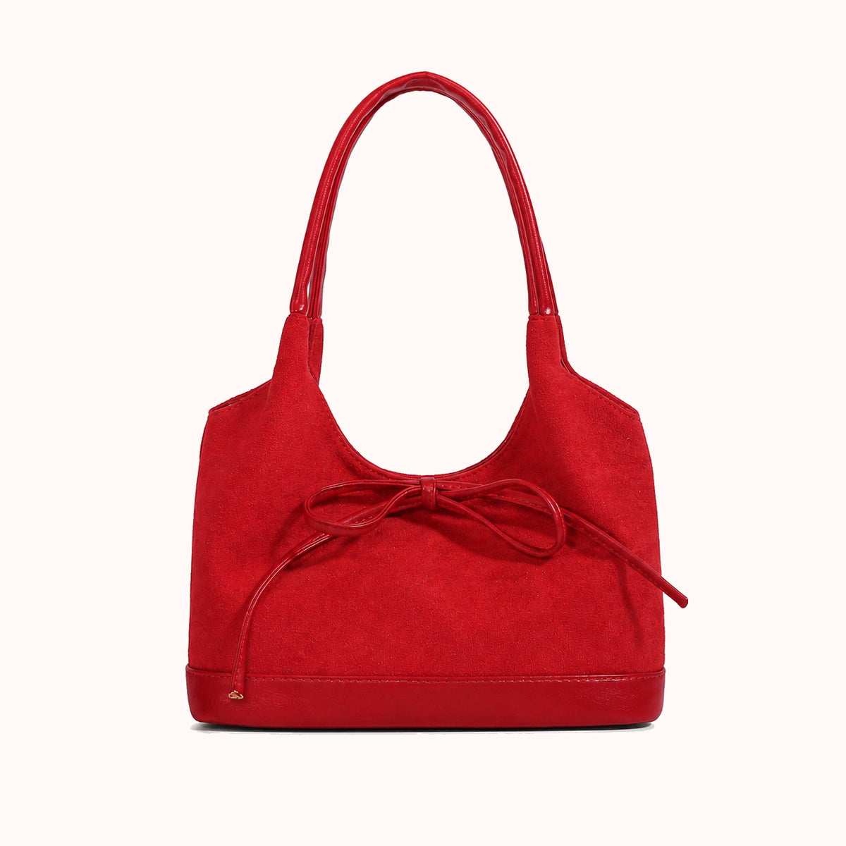 ARIPPULA FEF9F6 | poppy-suede-shoulder-bag | close quality | 100__poppy-suede-shoulder-bag__wine__front.webp
