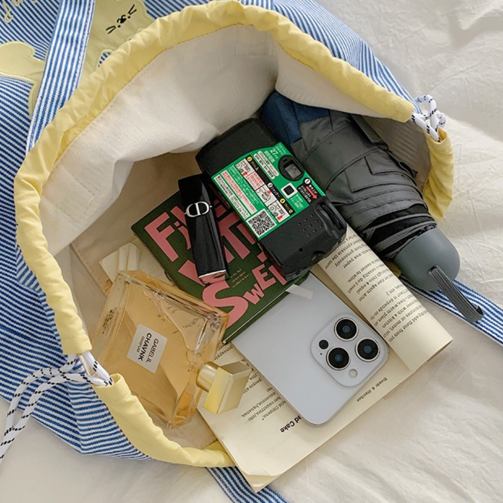 Zephyra Cat Patch Tote Bag