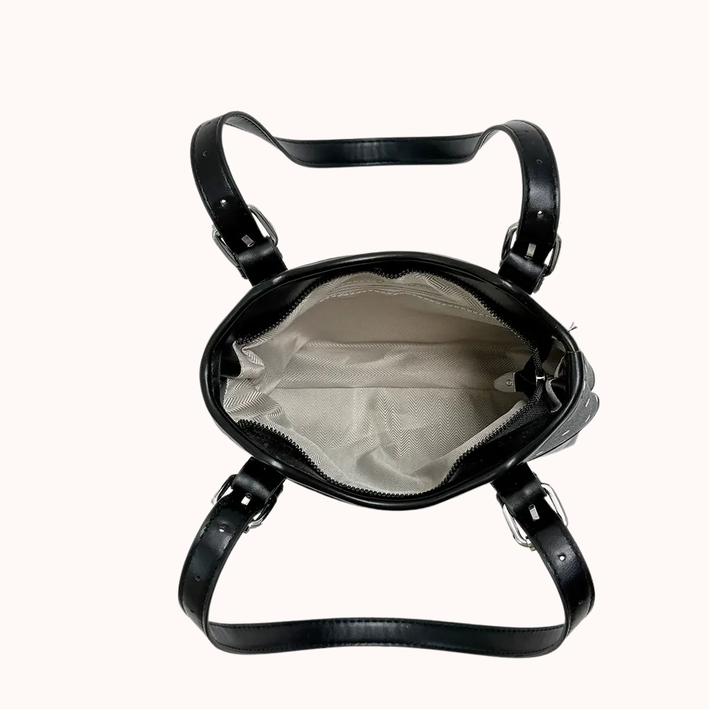 Noirette Bow Charm Shoulder Bag