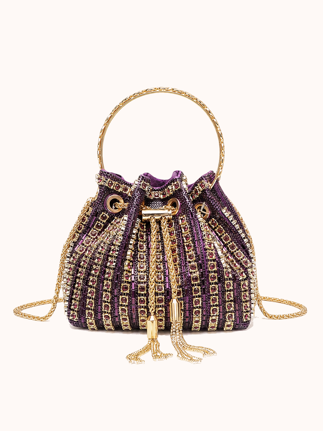 Purple front view