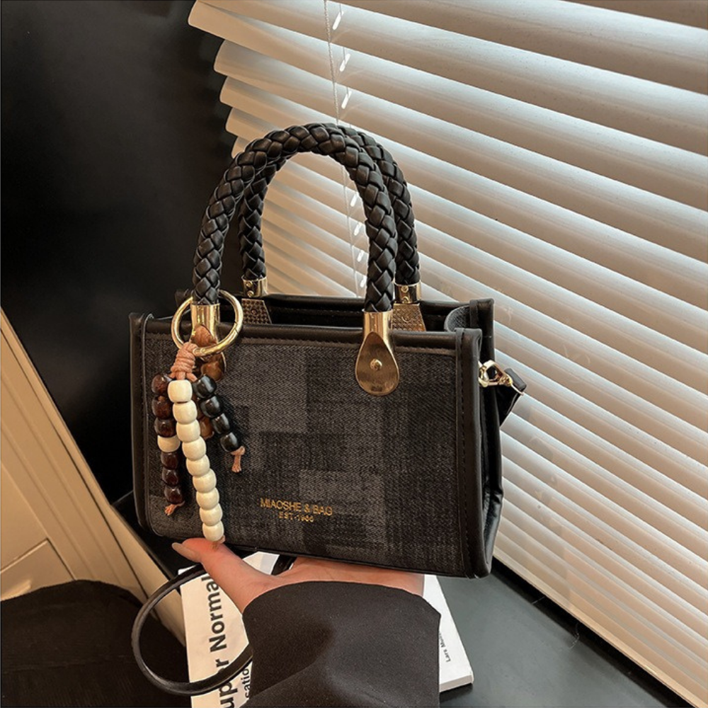 Capucine Braided Handle Mini Handbag