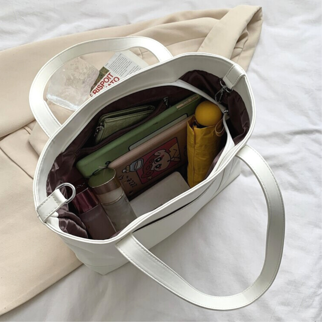 Persephone Vegan Leather Tote Bag