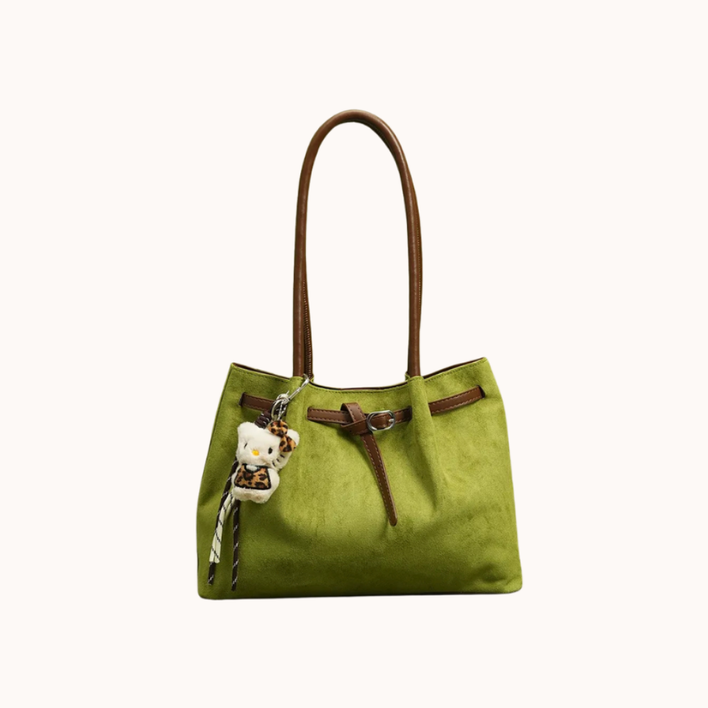 Bolso de hombro Corviane con cordón