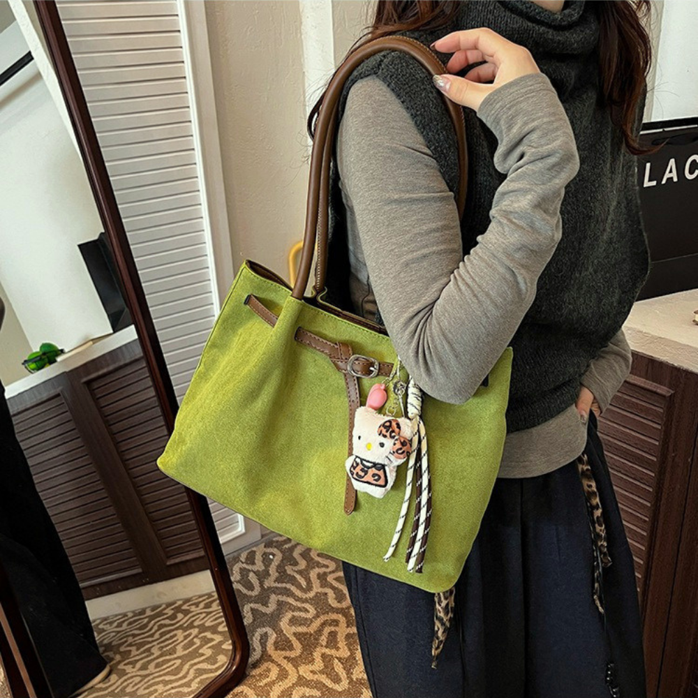 Bolso de hombro Corviane con cordón