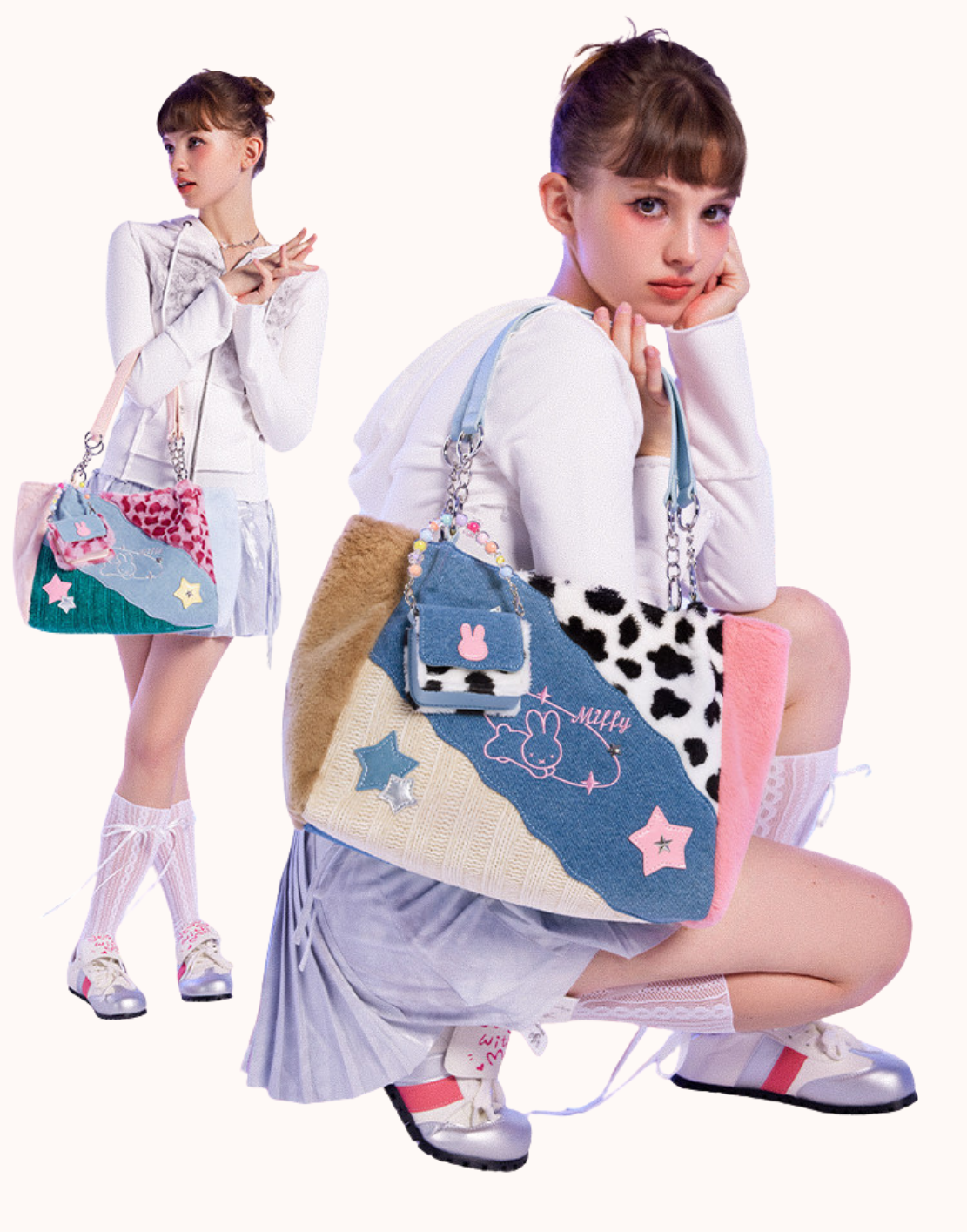 Jigsaw Denim Shoulder Bag
