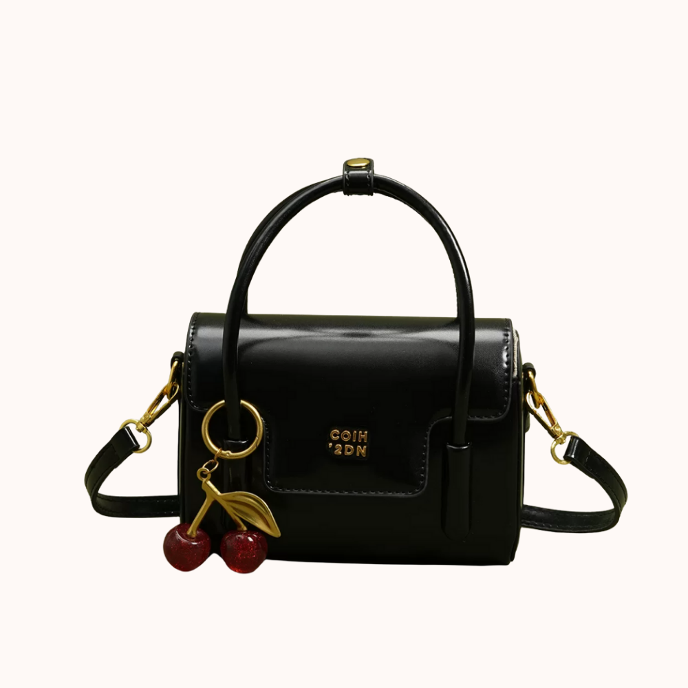 Cerise Cherry Charm Mini Handbag