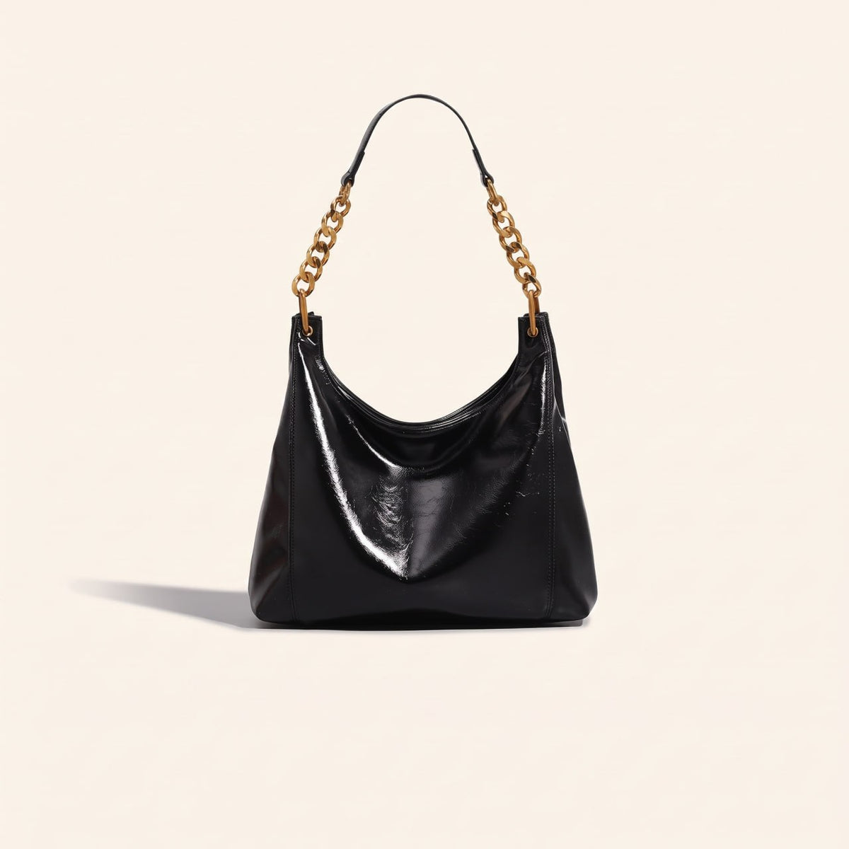 Ruby Vow Patent Shoulder Bag