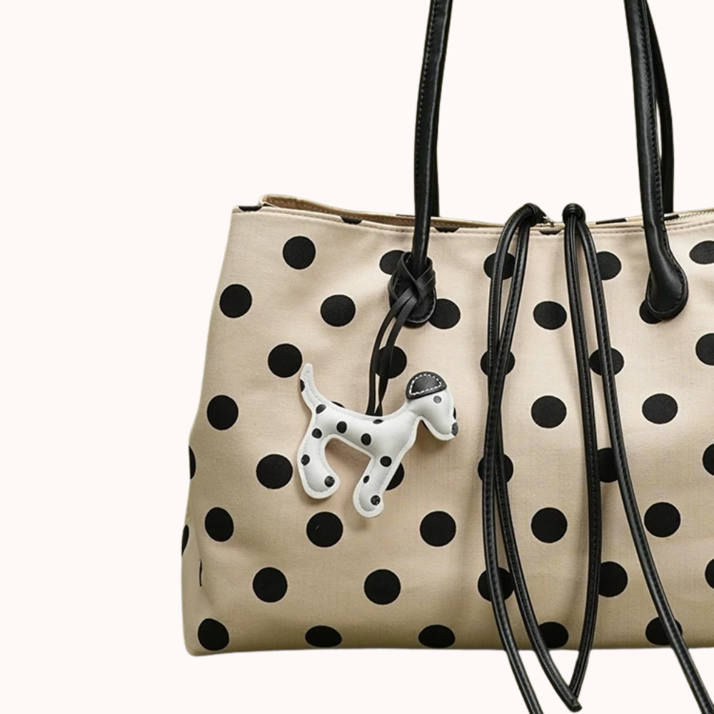 Perlina Polka Dot Tote Bag
