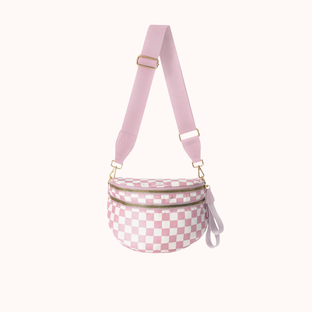 Valla Checkered Crossbody Bag