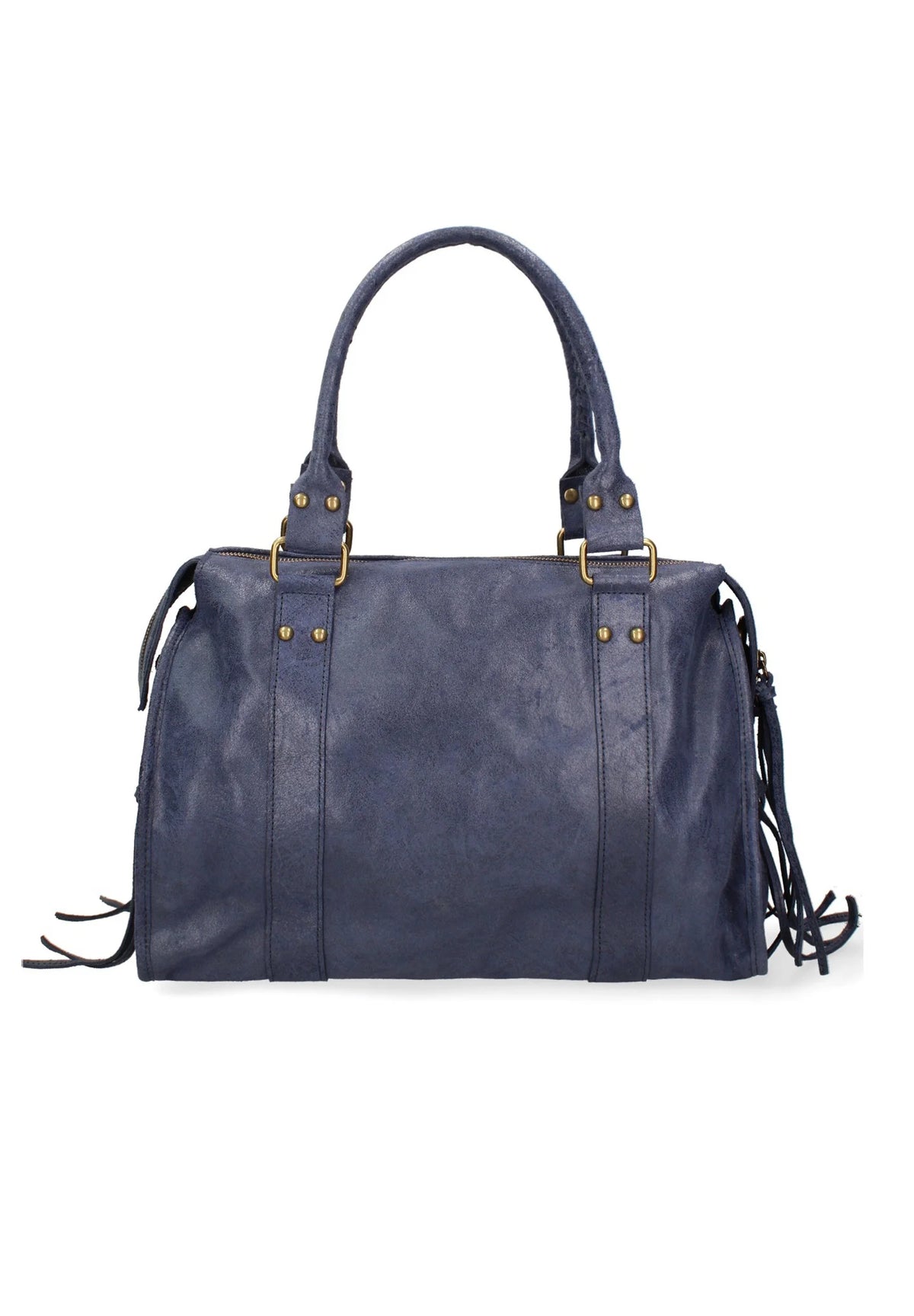 Throttle Studded Top-Handle Bag