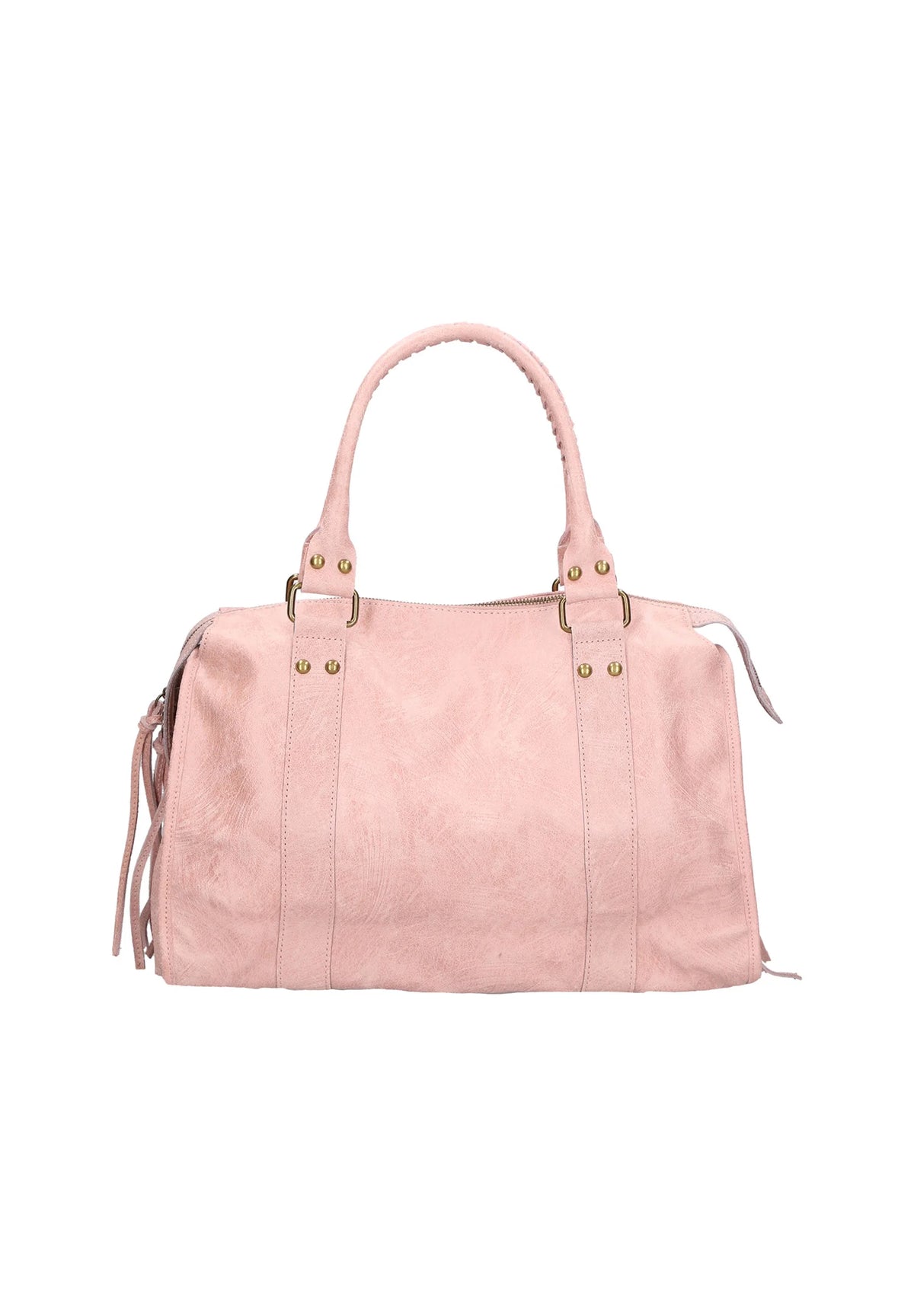 Throttle Studded Top-Handle Bag