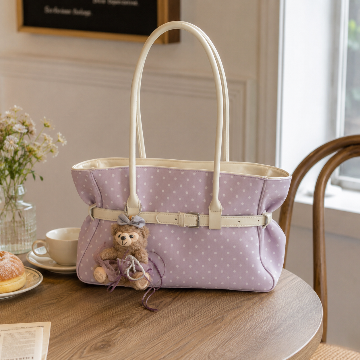 Taffira Polka Dot Tote Bag