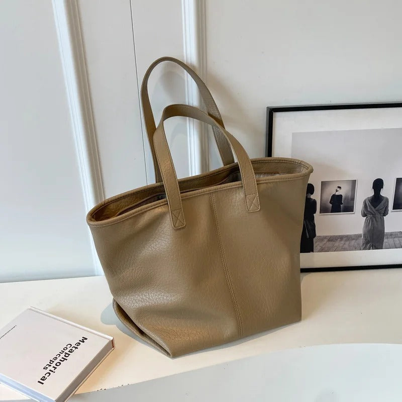 Manya Vegan Leather Tote Bag