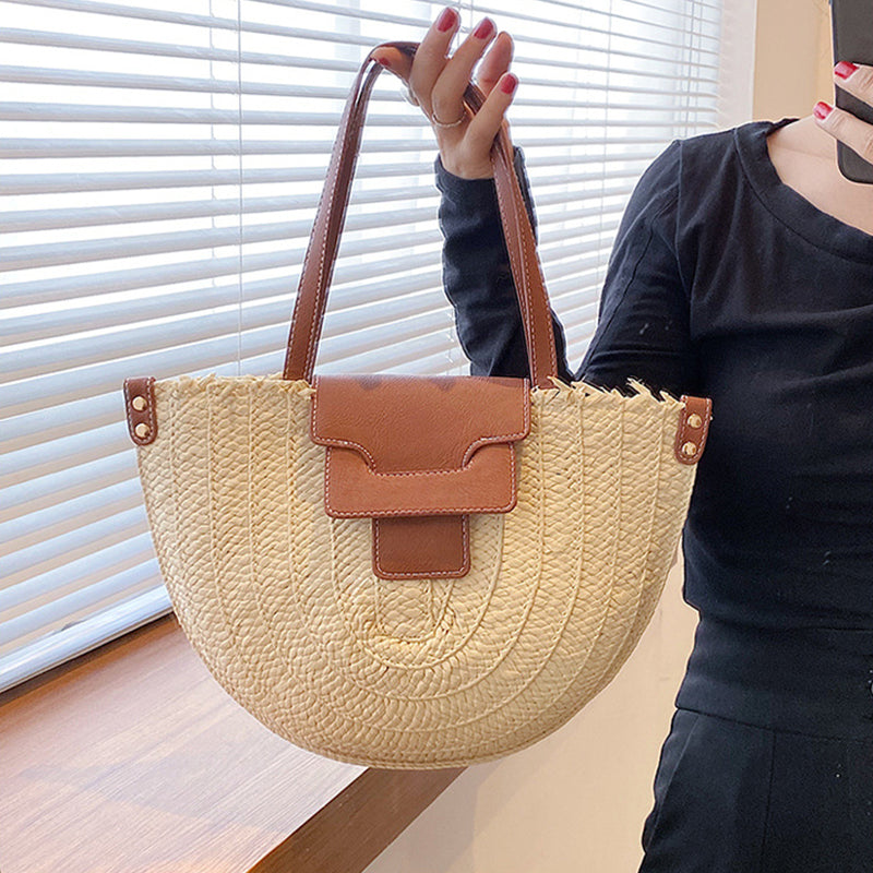 Sunny Vegan Leather Tote Bag