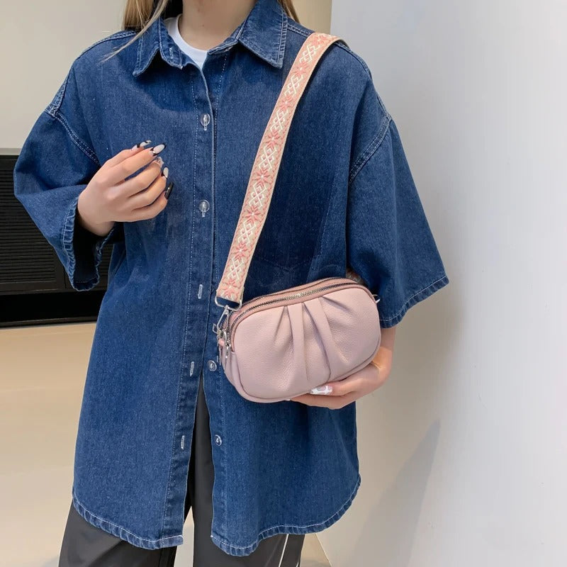 Saméria Vegan Leather Crossbody Bag