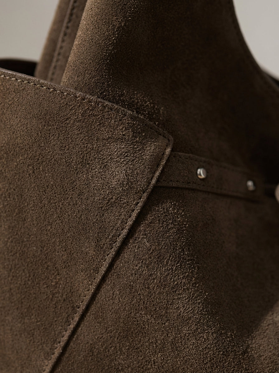 Chai Suede Shoulder Bag