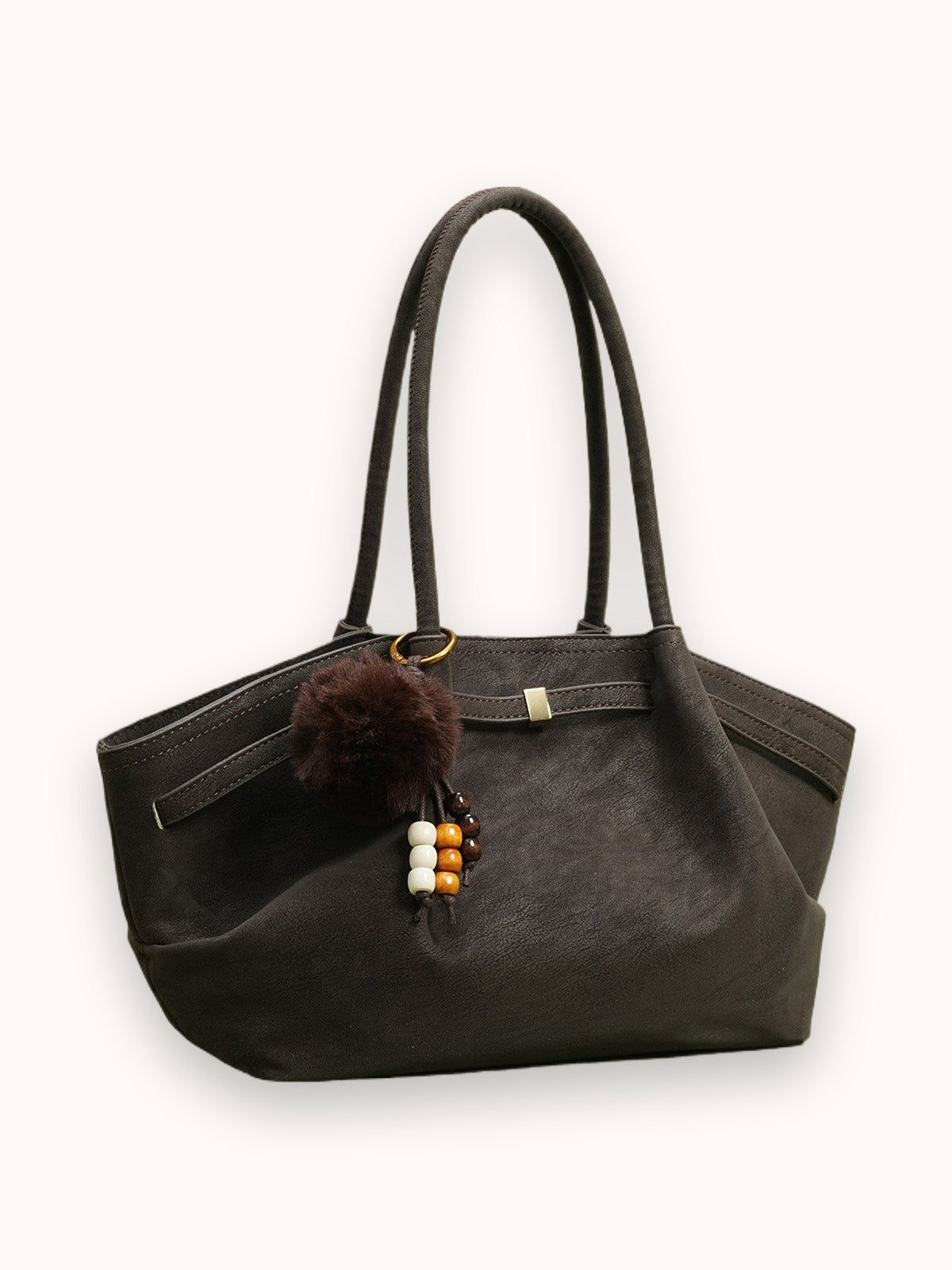 Walnut Pebbled Tote