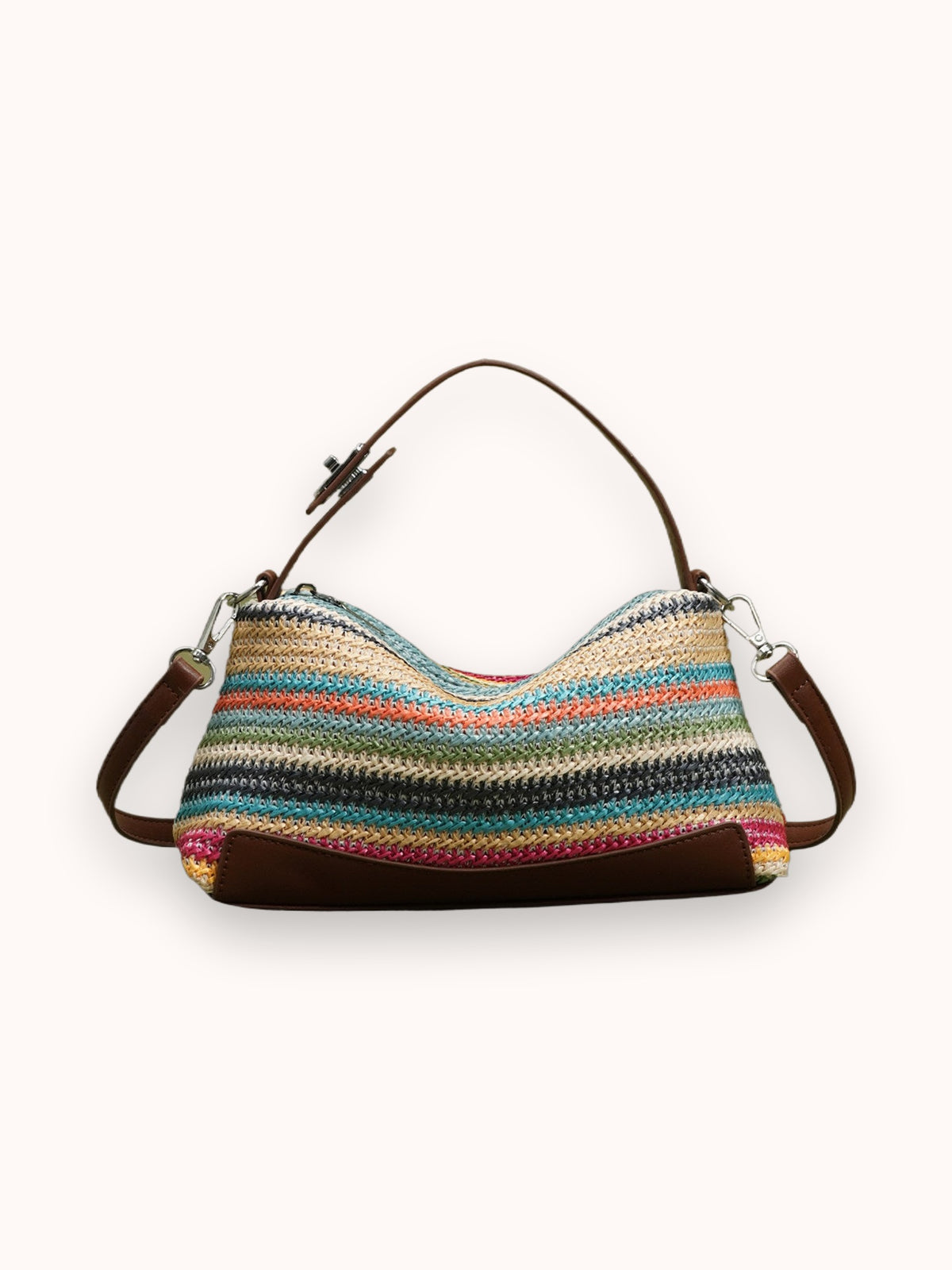 Borsa a spalla intrecciata Carnival