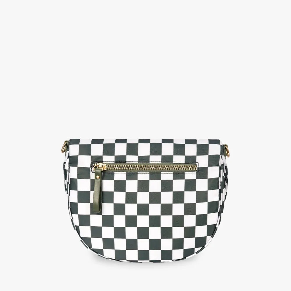 Valla Checkered Crossbody Bag