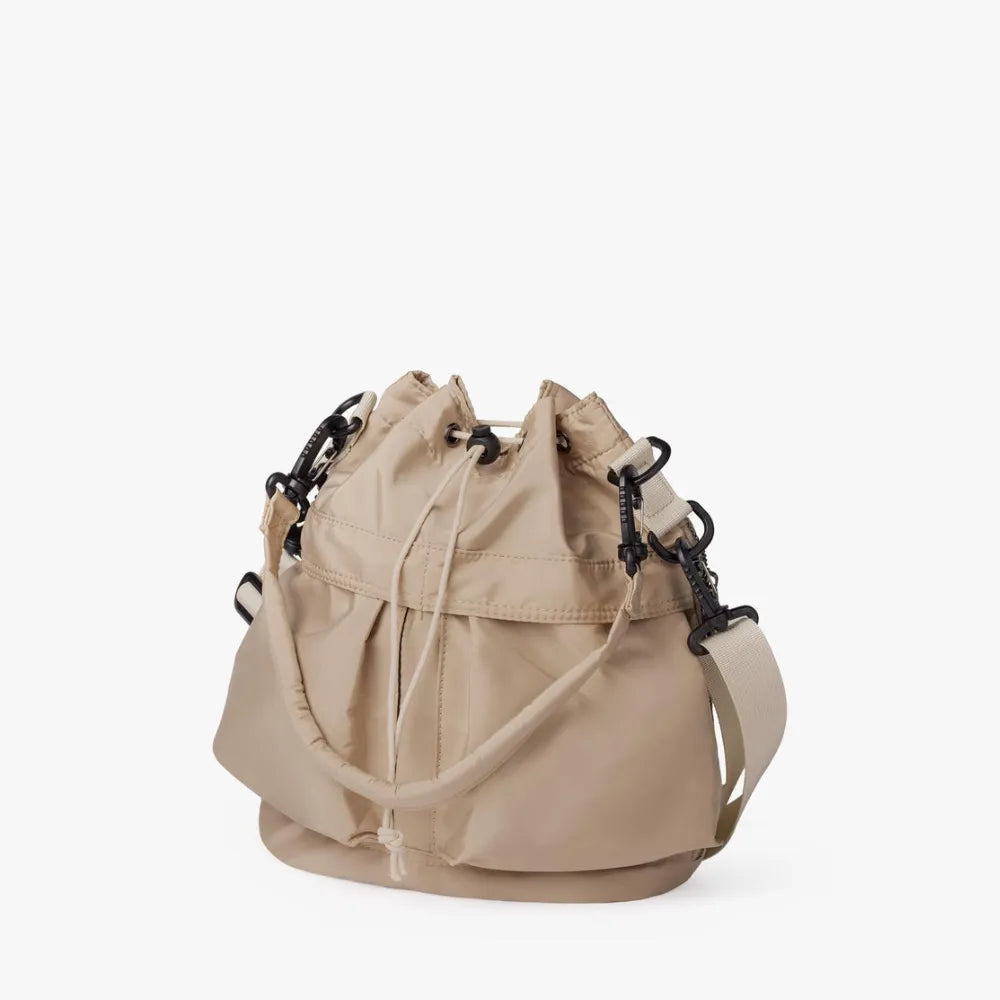Bellance Vegan Leather Crossbody Bucket Bag