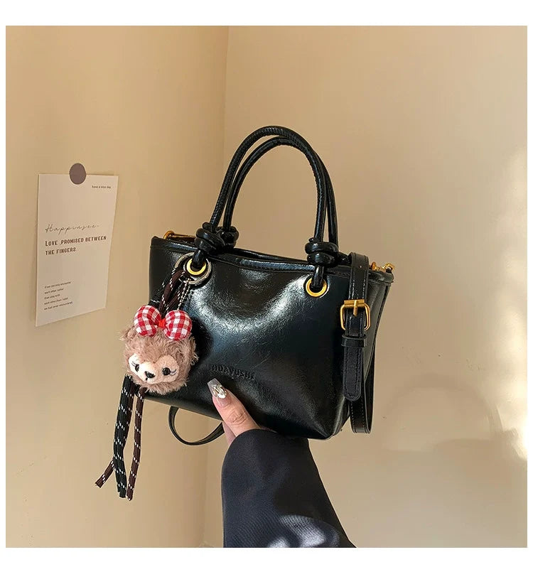 Rosvianne Teddy Charm Mini Bag
