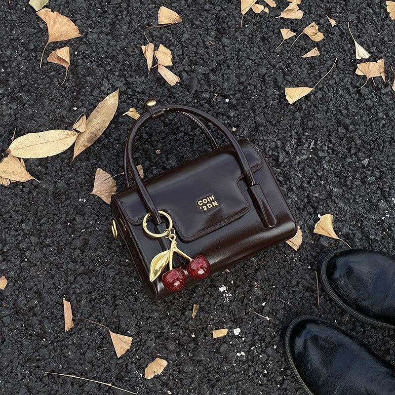 Cerise Cherry Charm Mini Handbag