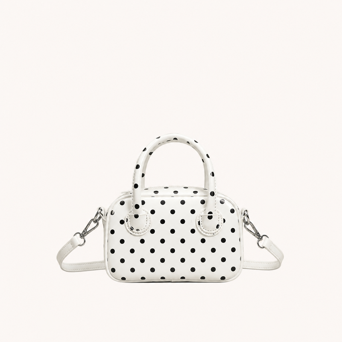 Spot Polka Dot Mini Bag — front view