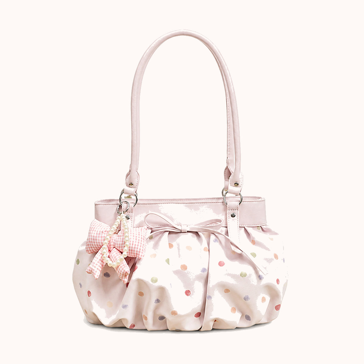 ARIPPULA FEF9F6 | bonbon-shoulder-bag | close quality | 006__bonbon-shoulder-bag__pink__front.webp