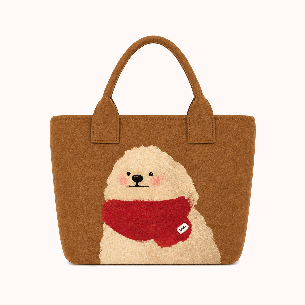 ARIPPULA FEF9F6 | muffin-plush-tote | close quality | 067__muffin-plush-tote__open-top__front.webp