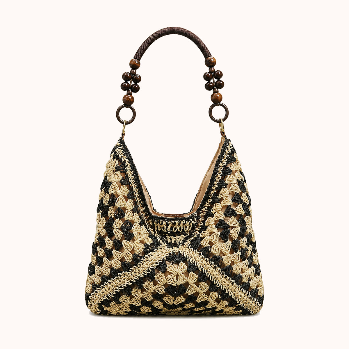 ARIPPULA FEF9F6 | reed-straw-shoulder-bag | close quality | 070__reed-straw-shoulder-bag__black__front.webp