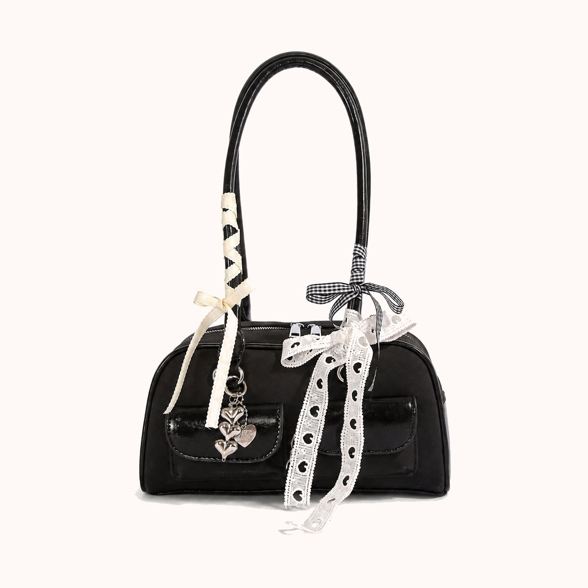 ARIPPULA FEF9F6 | opera-smooth-shoulder-bag | close quality | 079__opera-smooth-shoulder-bag__black-charm-2__front.webp
