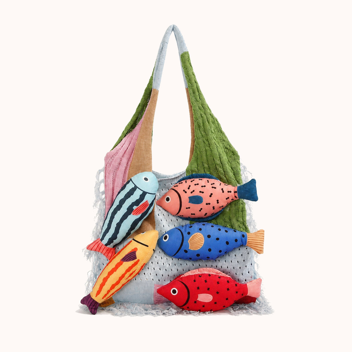 ARIPPULA FEF9F6 | shoal-knit-tote | close quality | 098__shoal-knit-tote__blue-green__front.webp