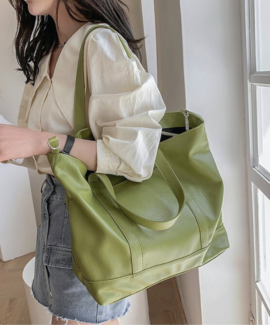Persephone Vegan Leather Tote Bag