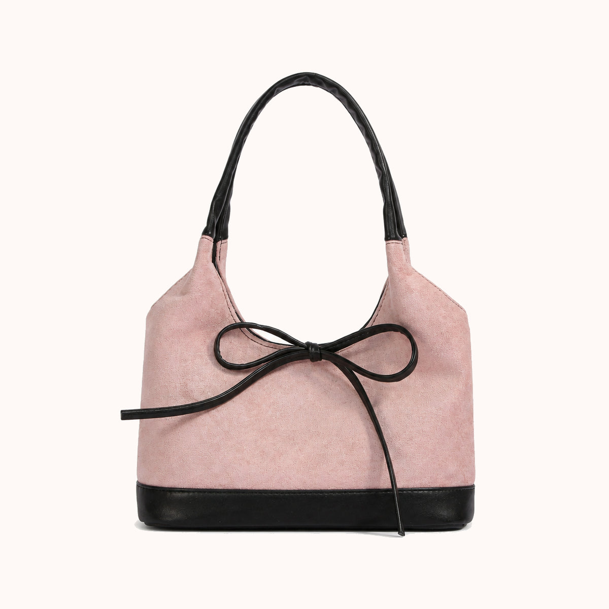 ARIPPULA FEF9F6 | poppy-suede-shoulder-bag | close quality | 101__poppy-suede-shoulder-bag__pink__front.webp