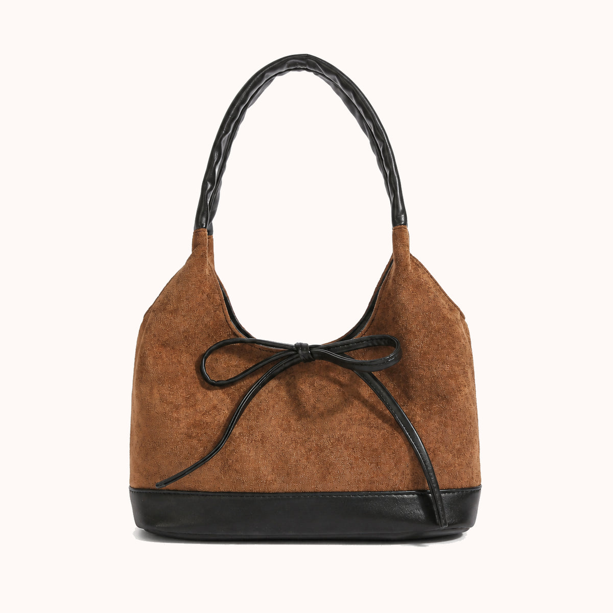 ARIPPULA FEF9F6 | poppy-suede-shoulder-bag | close quality | 102__poppy-suede-shoulder-bag__brown__front.webp