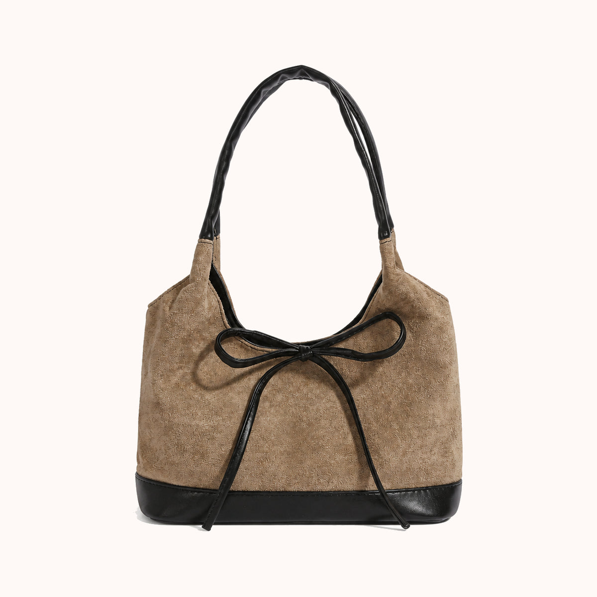 ARIPPULA FEF9F6 | poppy-suede-shoulder-bag | close quality | 104__poppy-suede-shoulder-bag__khaki__front.webp