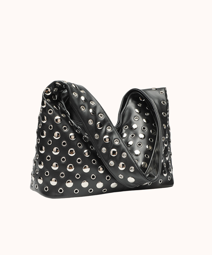 Heloise Vegan Leather Hobo Bag