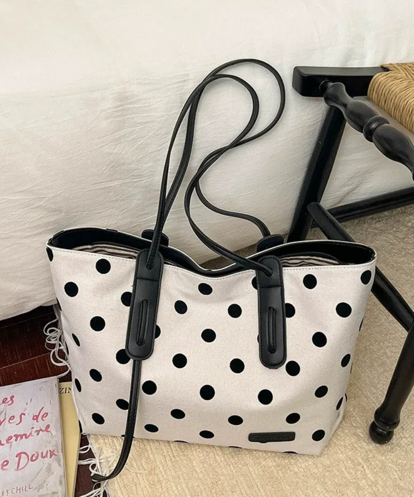 Pavetta Polka Dot Tote Bag