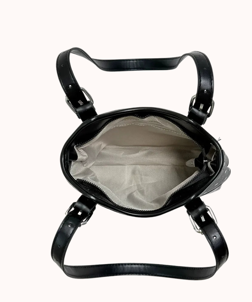 Noirette Bow Charm Shoulder Bag