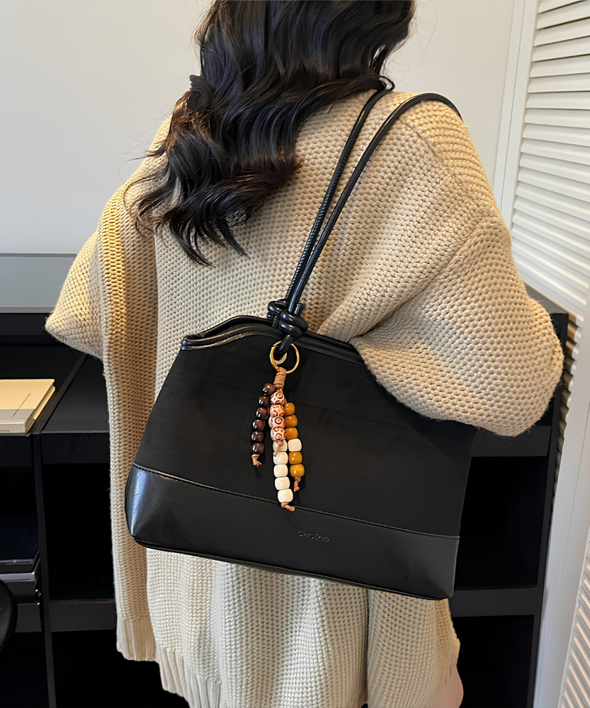 Zeref Textured Shoulder Bag