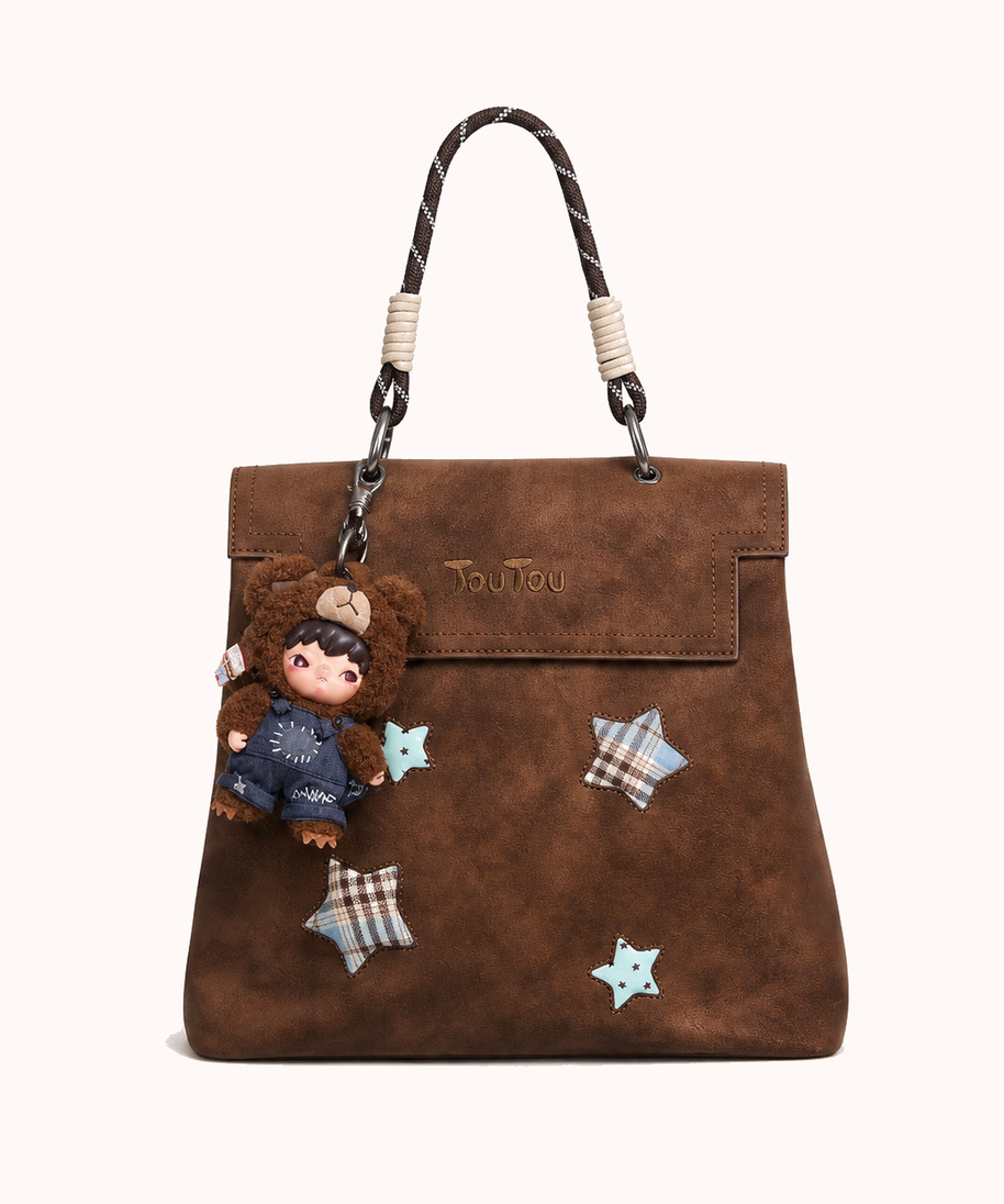 Chocolate + Lucky Charm front view