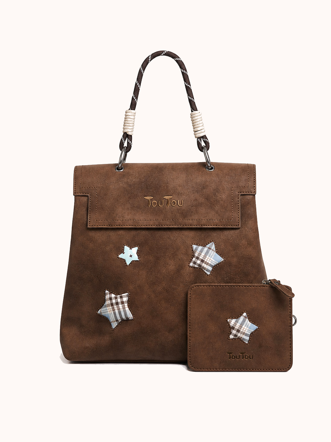 Chocolate + Passport Holder front view