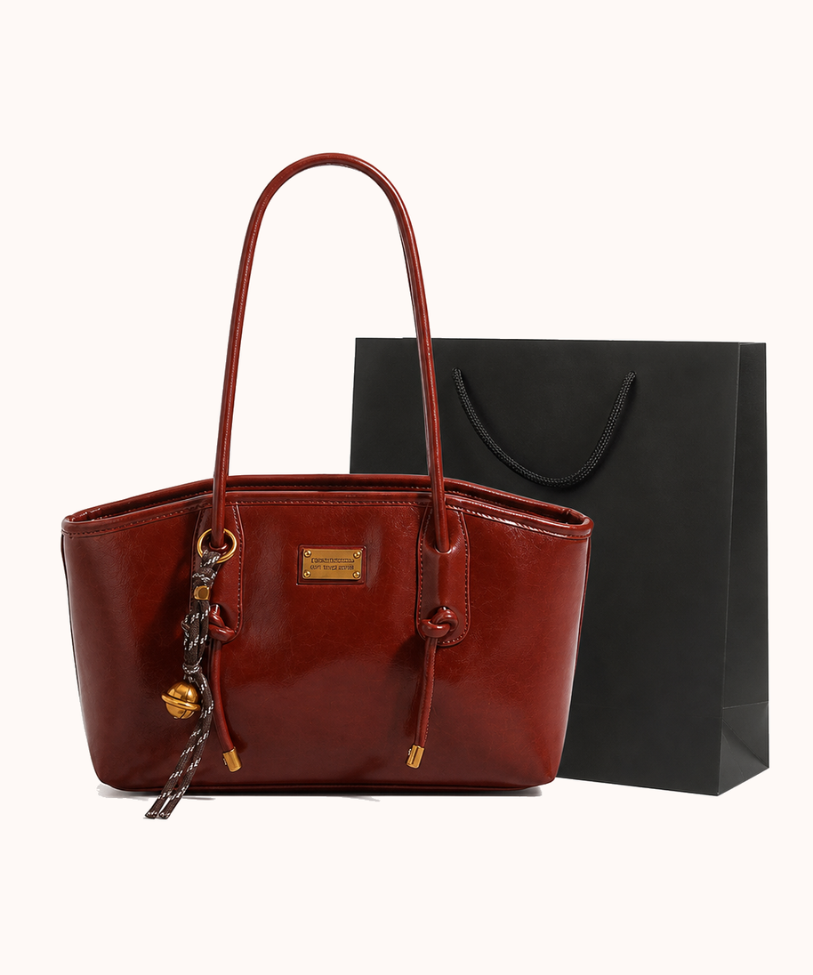 Brown + Gift Bag front view