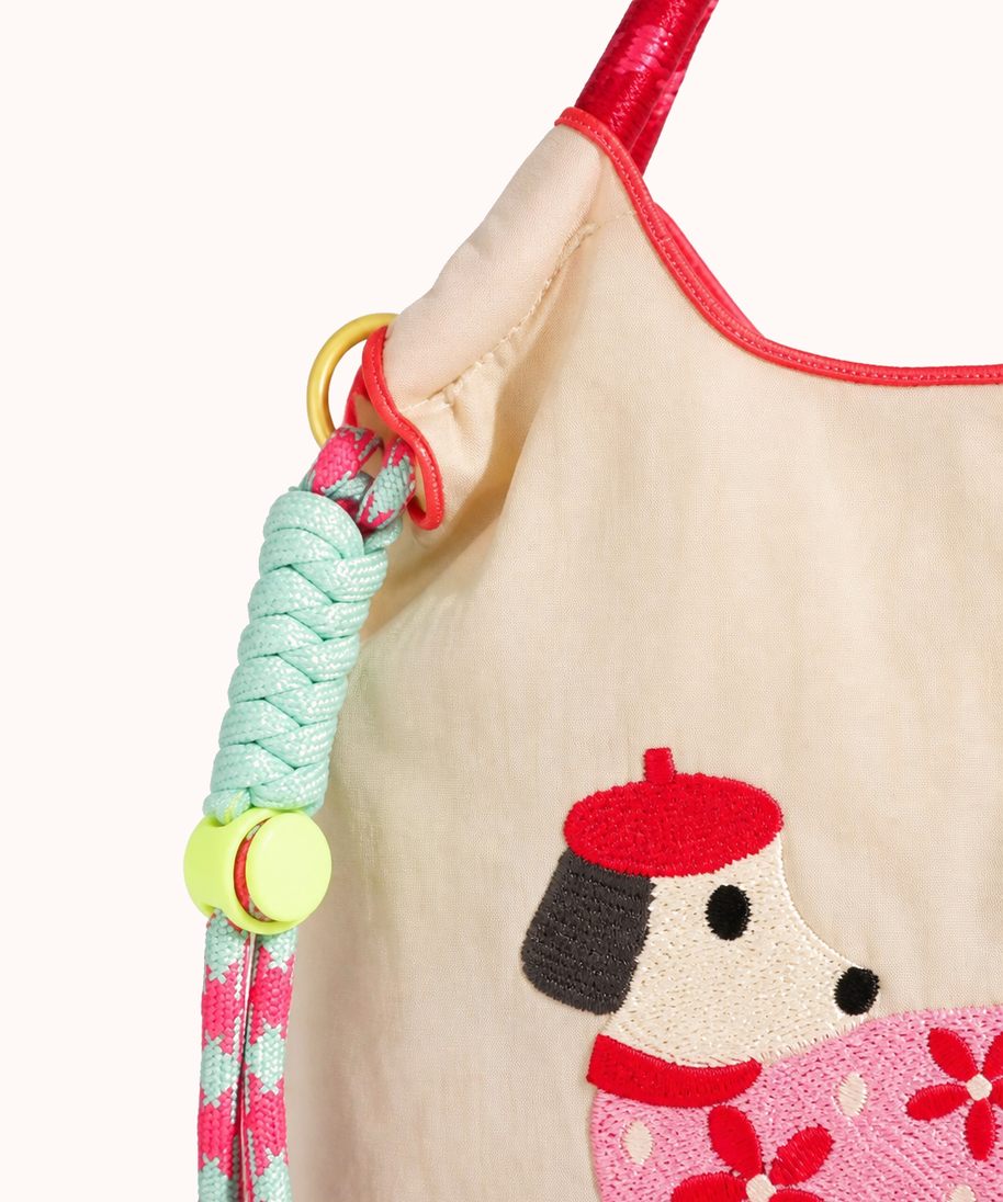 Material and stitching detail