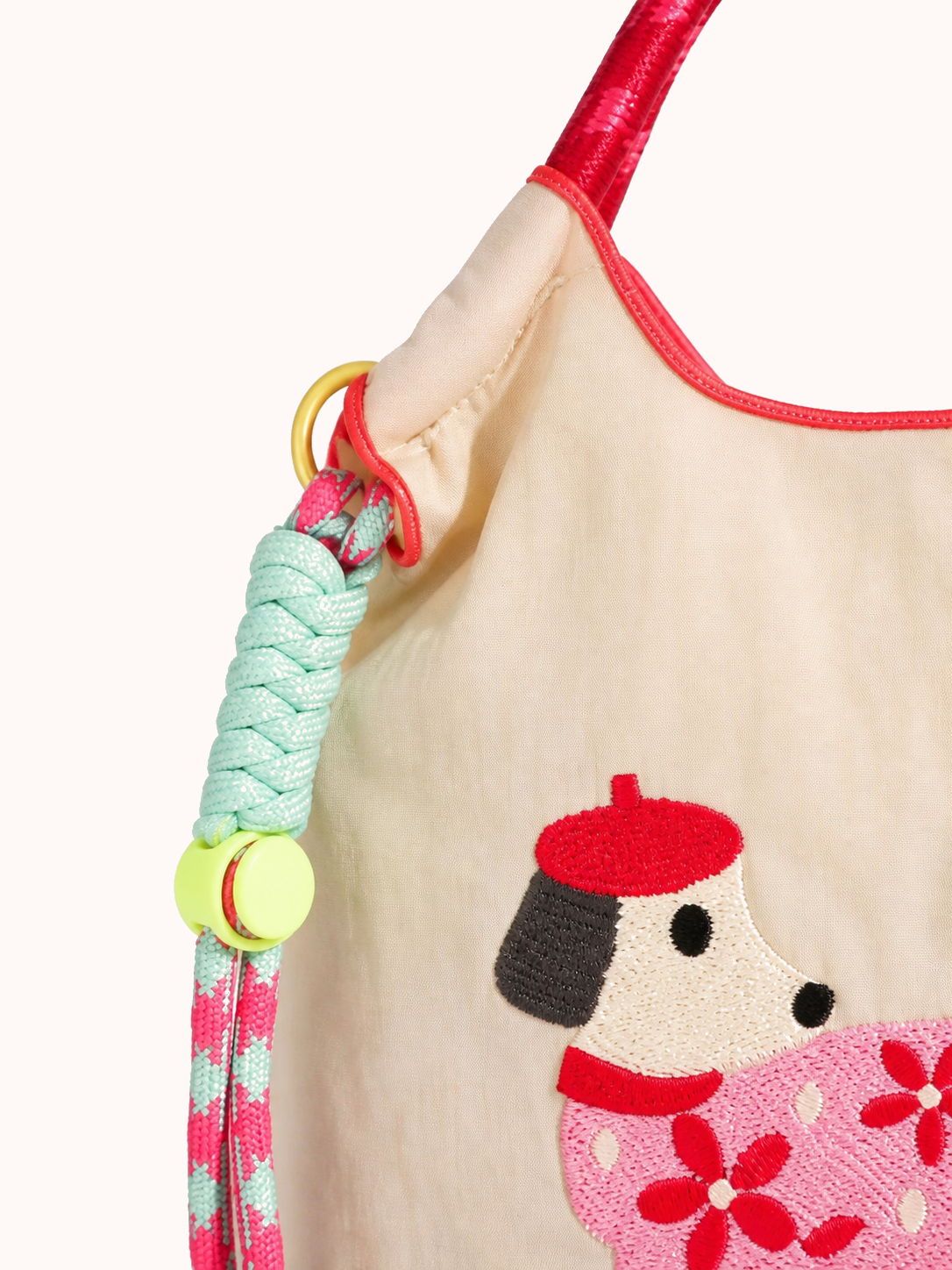 Material and stitching detail