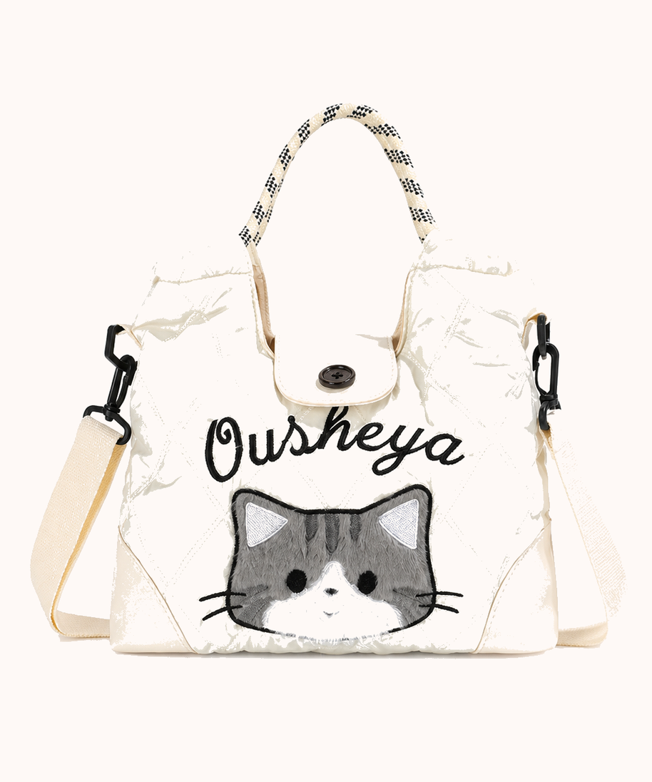 White to send counter gift bag front view