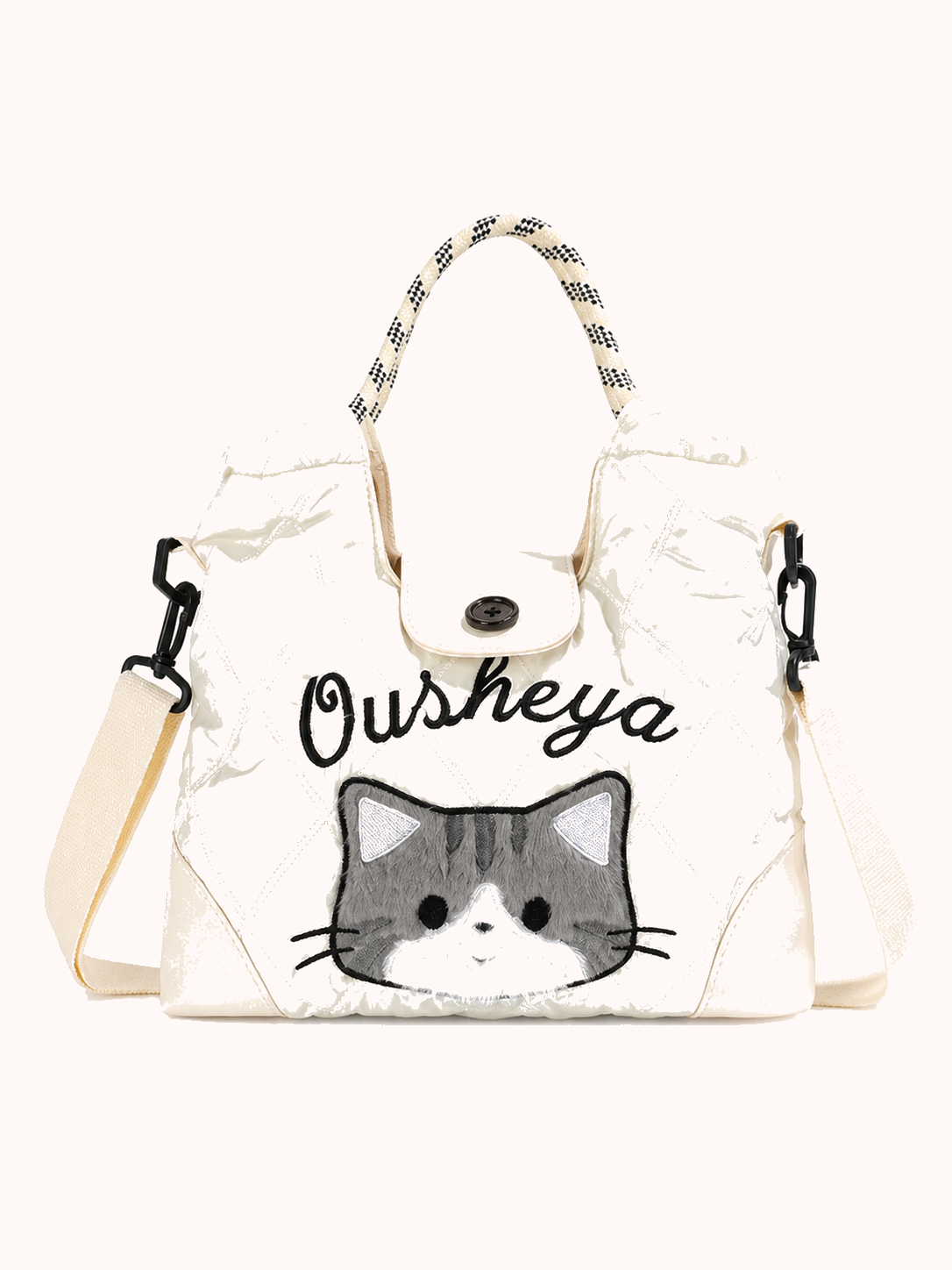 White to send counter gift bag front view
