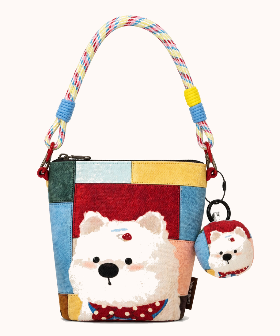 Zipper style + coin purse front view