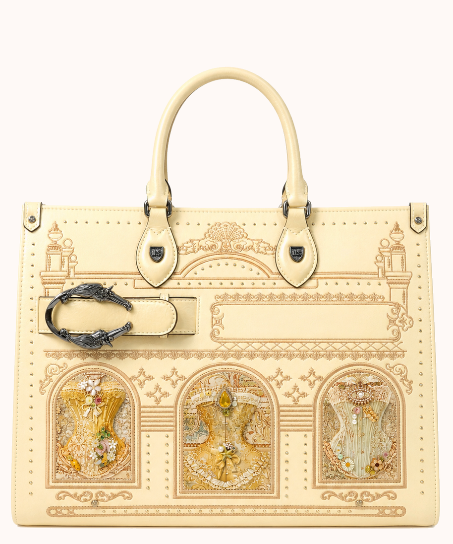 776-01 Pale Yellow with French Honey Cottage (Small) front view