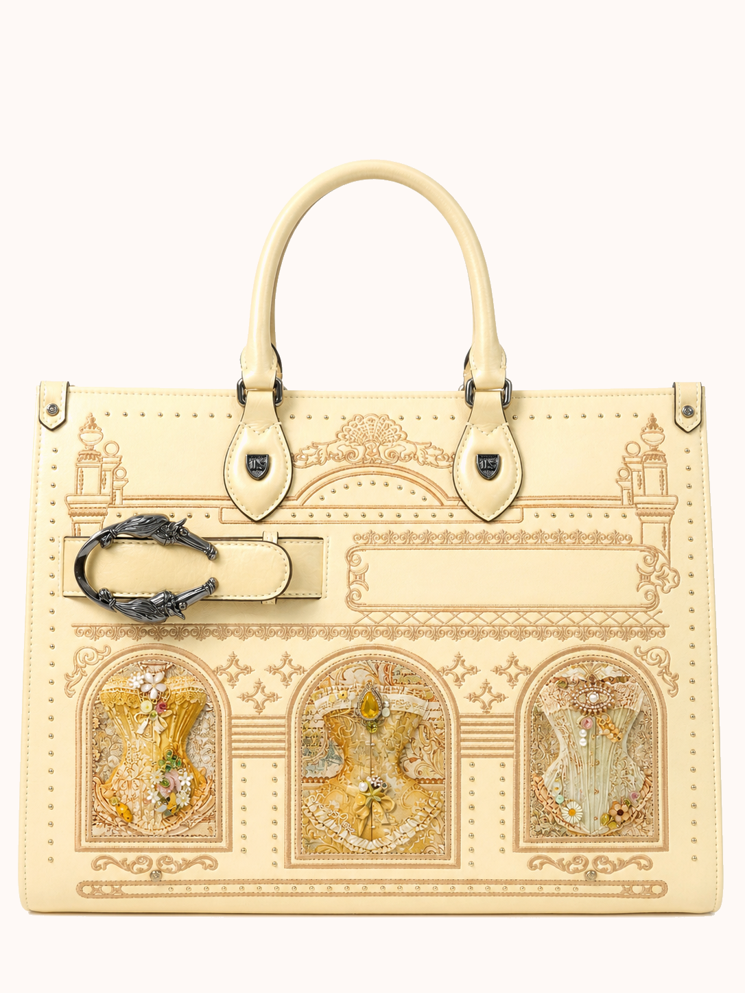 776-01 Pale Yellow with French Honey Cottage (Small) front view